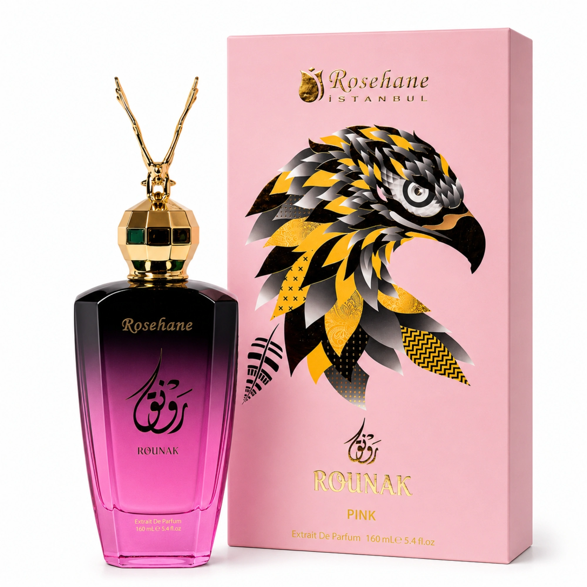 Rounak Pink – Extract de parfum, Dama, 160 ML – inspirat de Delina De Marly Perfumes [1]