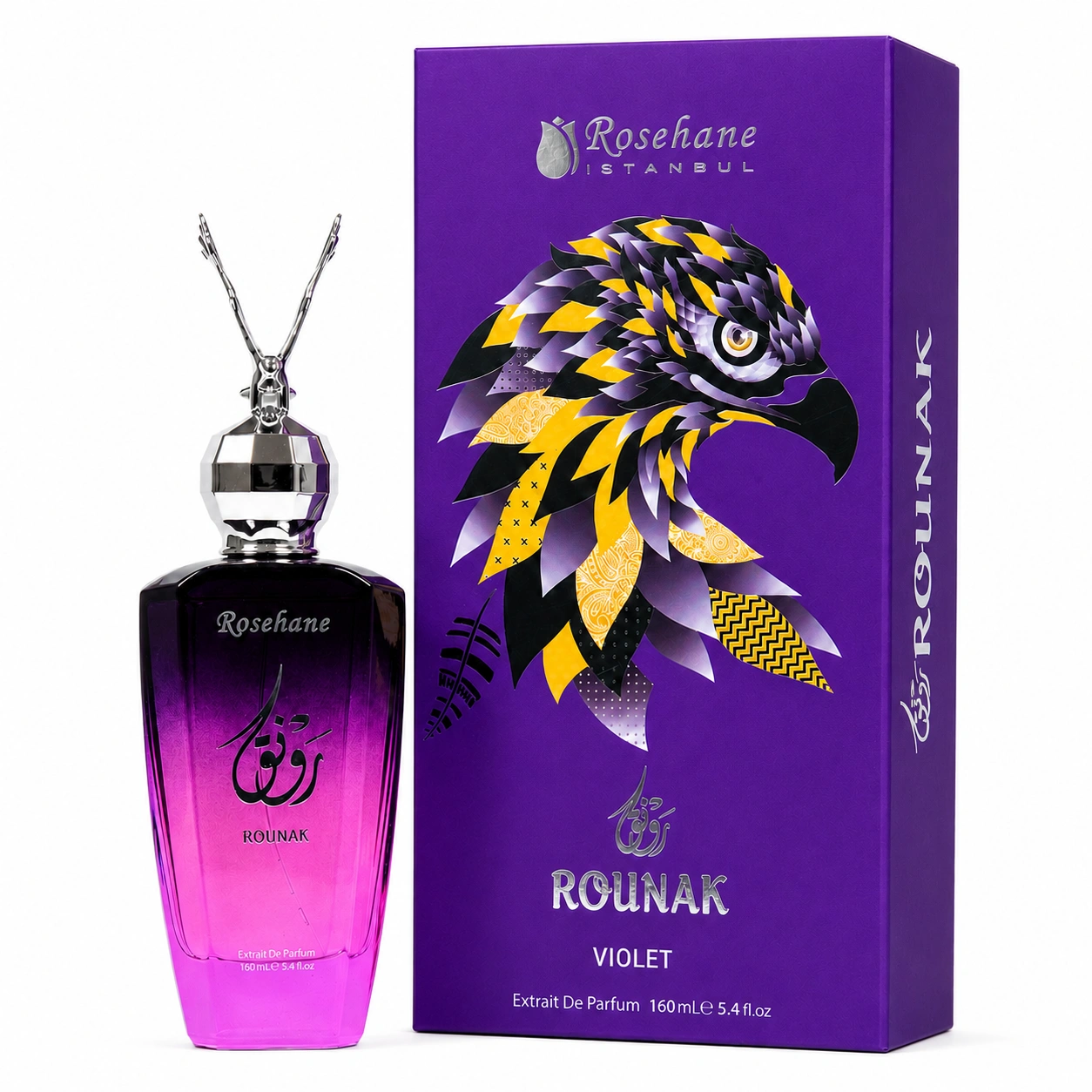 Rounak Violet – Extract de Parfum, Unisex, 160 ML – inspirat de L’air by Nina Ricci [1]