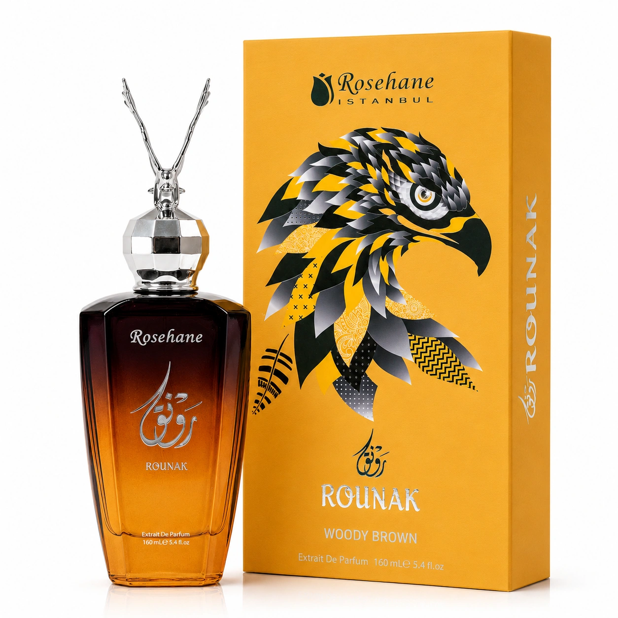 Rounak Woody – Extract de parfum, Unisex, 160 ML – inspirat de Bianco Latte & Khamra [1]