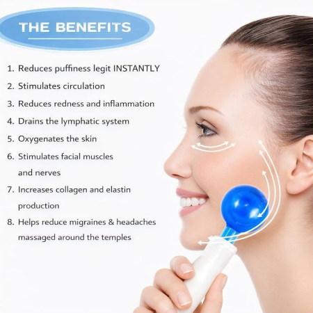 Set 2 Globuri de Gheață pentru Masaj Facial – Beauty Crystal Ball [1]