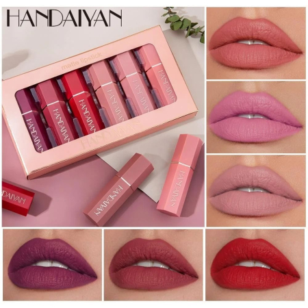 Set 6 Rujuri Mate Rezistente Handaiyan H1001 în Culori Mixte