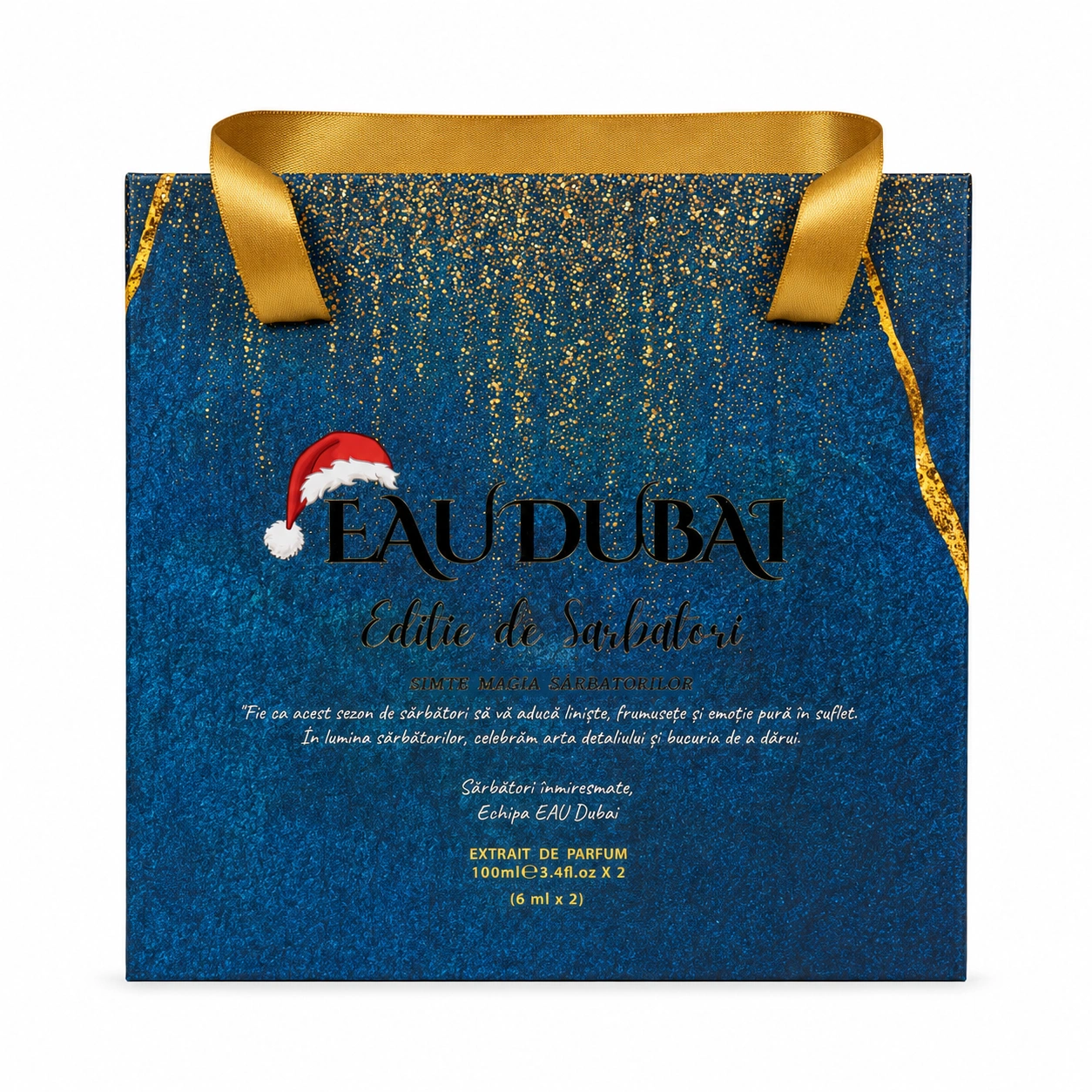 Set Cadou Parfum Eau Dubai, El si Ea, 4 piese, 212 ml, Editie Sarbatori [2]