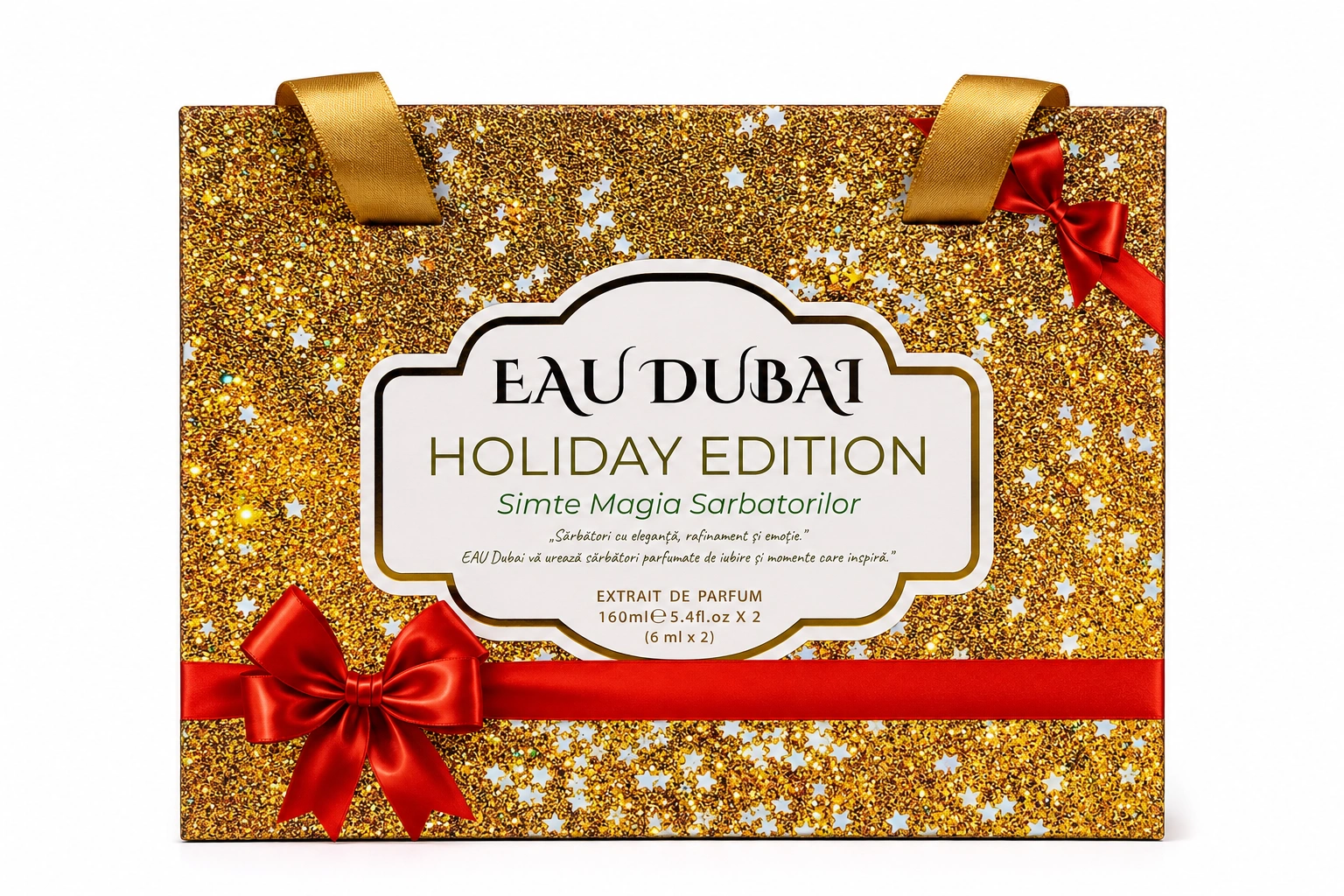 Set Cadou Parfum Eau Dubai Holiday Edition, 4 piese, Parfum EL si EA 160 ml, Ulei EL si EA 6 ml [4]