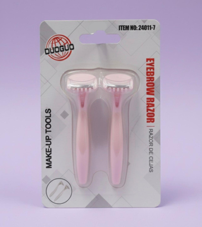 ACCESORII & MACHIAJ -  Set de 2 Aparate de Ras pentru Sprâncene 