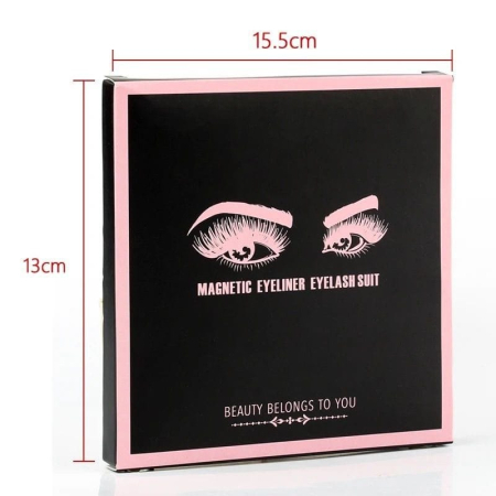 Set Gene False Magnetice – Aplicare Cu Eyeliner Magnetic, 3 Perechi în Set [3]