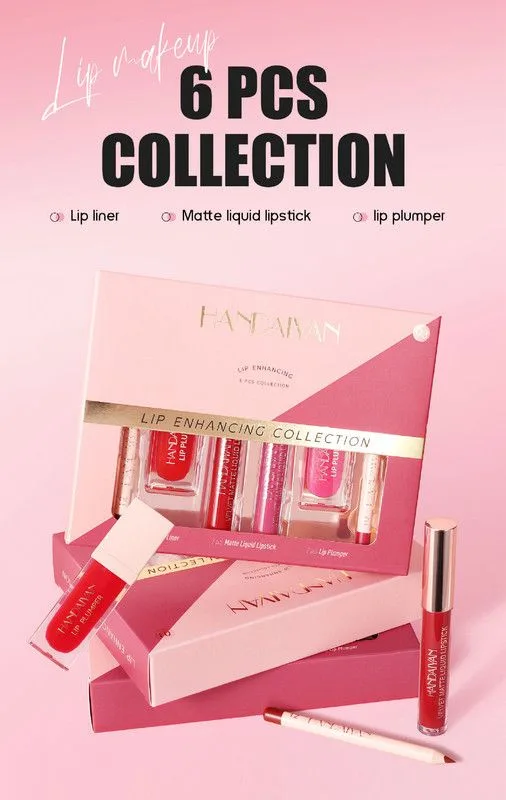 Set machiaj buze HANDAIYAN Nr-3, 6 produse/set [1]
