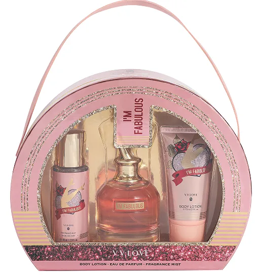 PACHETE - Set parfum dama 3 piese 100 ml aroma dulce eleganta premium