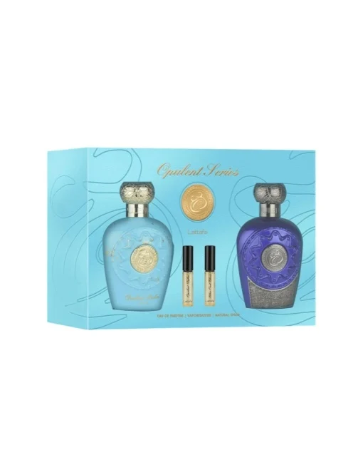 PACHETE - Set Parfum Lattafa Opulent Dubai 100 ml & Opulent Blue Elixir 100 ml Gift Set