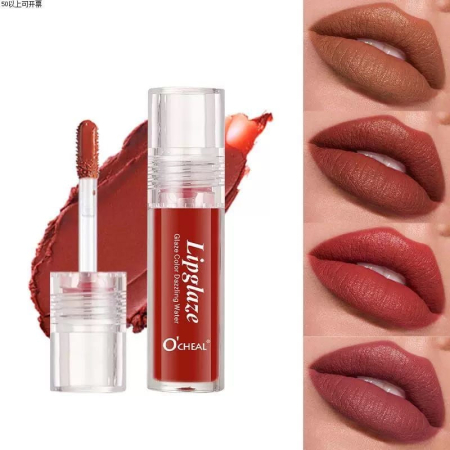 Set rujuri lichide O’CHEAL Lipglaze – finish lucios, culori intense, rezistență ridicată [1]