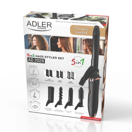 HAIR STYLE - Set Styler pentru Păr 5 în 1 Adler Europe, 1200W