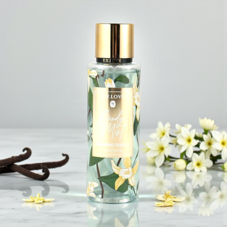 Body Misturi (Spray De Corp) - Spray de corp cu vanilie 250 ml – body mist cremos și delicat