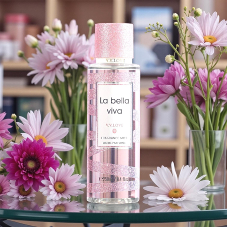 Body Misturi (Spray De Corp) - Spray de corp femei cu aromă florală și delicată – Mist Pink Elegance 250 ml