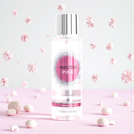 Body Misturi (Spray De Corp) - Spray de corp roz 250 ml – aromă dulce și feminină