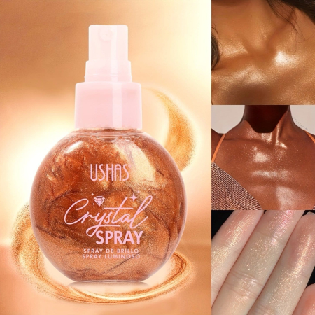 ACCESORII & MACHIAJ - Spray Iluminator Față & Corp – USHAS