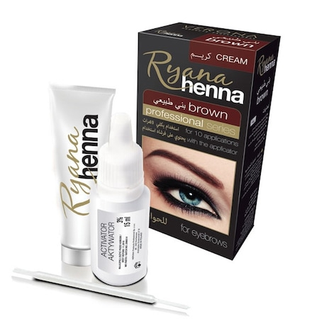 GENE & SPRANCENE - Vopsea Cremă Pentru Sprâncene Henna Maro