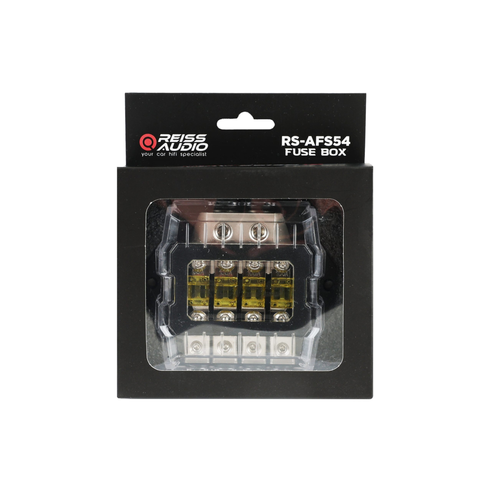 Distribuitor alimentare Reiss Audio RS-AFS54, 2 intrari, 4 iesiri, sigurante Mini ANL [2]