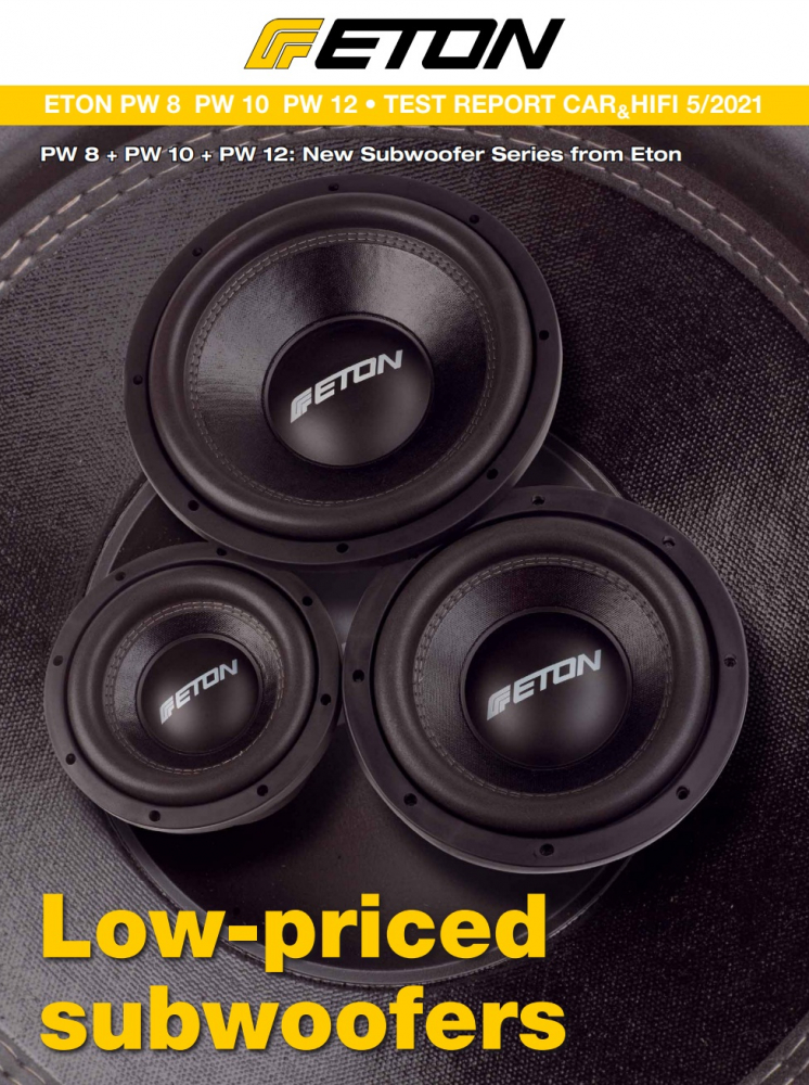 Subwoofer auto ETON PW 8 20 cm 300W 2x2 Ohm [6]