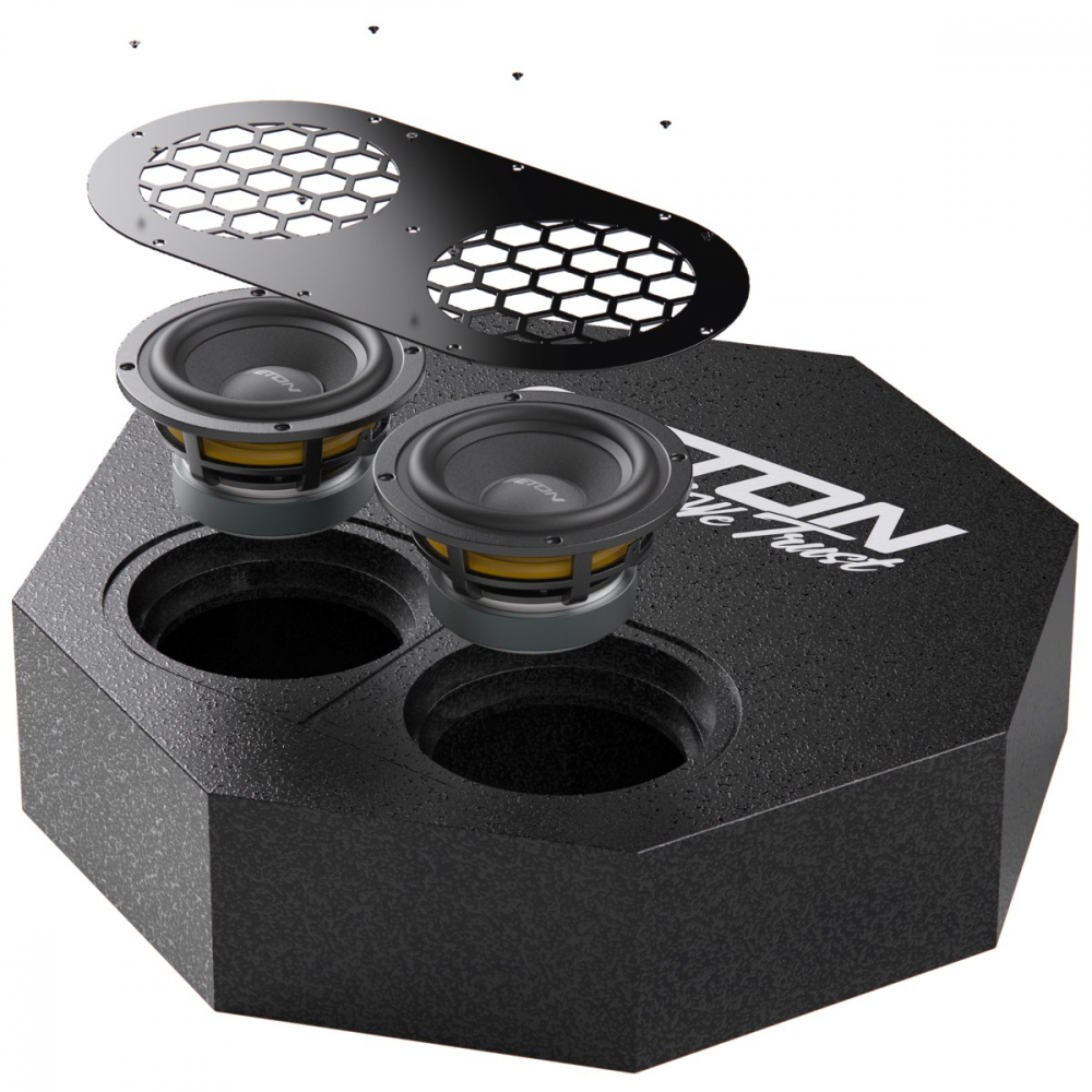 Subwoofer auto activ pentru roata de rezerva ETON RES 5 FLAT 2x13 cm 300W [2]