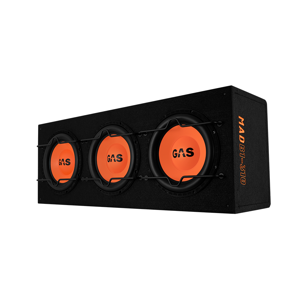 Subwoofer auto pasiv GAS MAD B1-310 750W cu incinta [5]