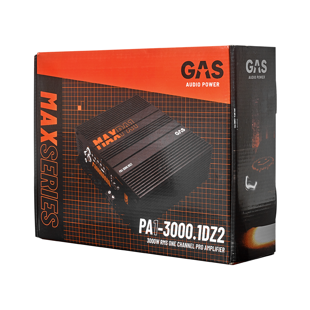 Amplificator auto GAS MAX PA1-3000.1DZ2 monobloc 3000W [6]