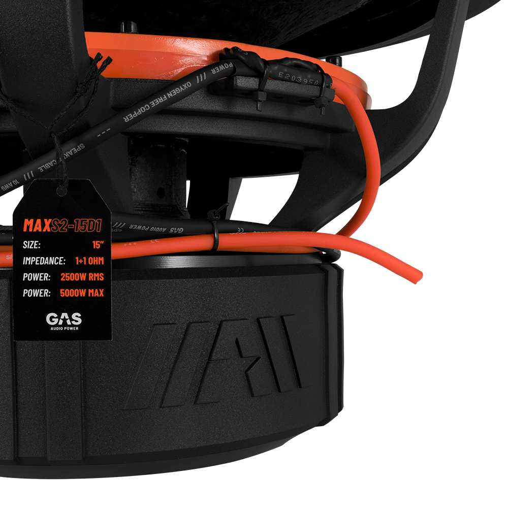 Subwoofer auto GAS MAX S2-15D2 15 inch 2500W 2 Ohm [5]