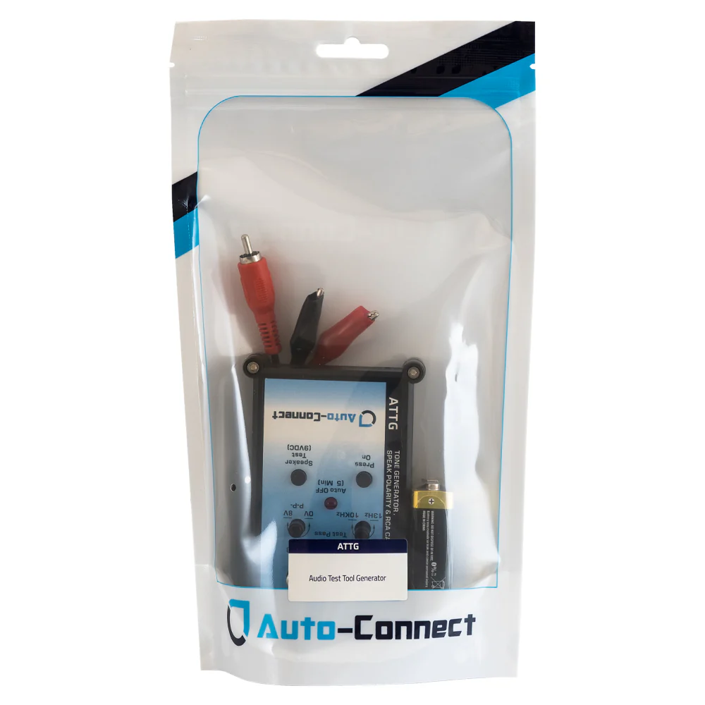 Generator de tonuri All-in-one Auto-Connect ATTG, tester de cablu RCA și tester de polaritate a difuzoarelor. [2]