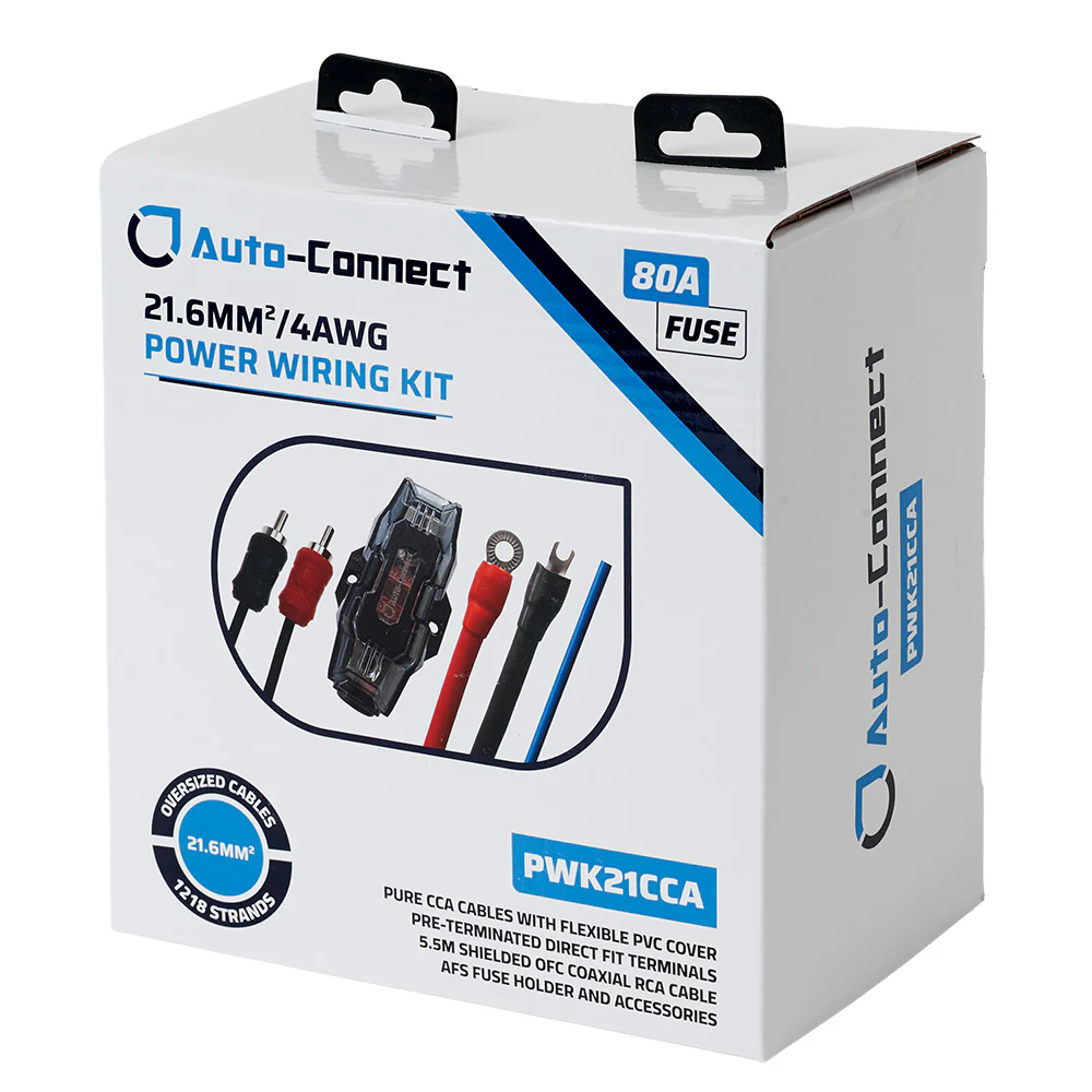 Kit de cablare amplificator Auto-Connect PWK21CCA - Pure CCA 21.6 mm² / 4 AWG [2]