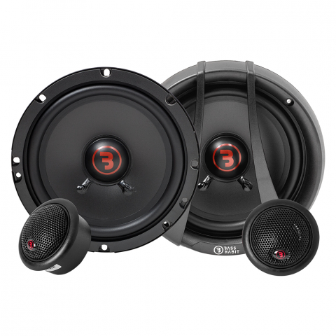 Difuzoare auto - Set componente BASS HABIT Rebel R165C 16.5 cm 60W