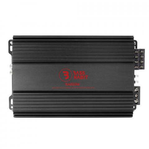 Amplificatoare auto - Amplificator auto Bass Habit Rebel RA800W 4 canale 4x100W
