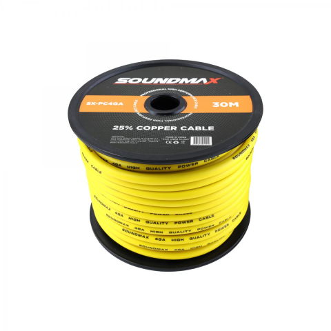 Cabluri alimentare - Cablu alimentare 2GA, Soundmax SX-PC4GA, 30 metri, 25% OFC