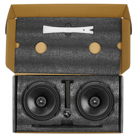 Set coaxiale DLS Cruise CRPP-2.6CX compatibil Seat Skoda VW 16.5 cm 90W [7]