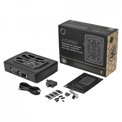 Subwoofer auto activ DLS Reference ACW68i low-profile 6×8” 120W [7]