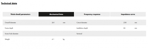 Subwoofer auto plat ETON PW 10 FLAT 25 cm 400W 2x2 Ohm [6]