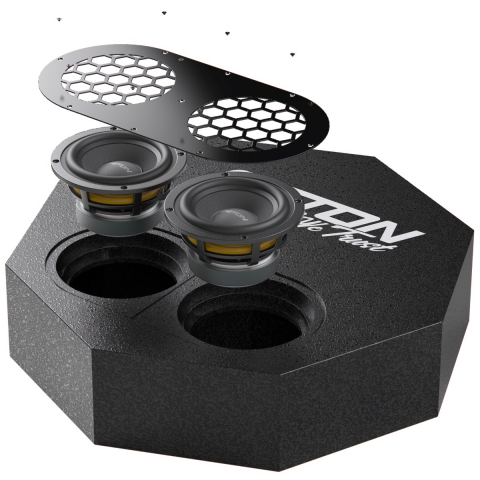 Subwoofer auto activ pentru roata de rezerva ETON RES 5 FLAT 2x13 cm 300W [1]