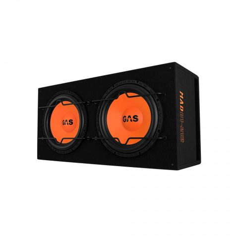 Subwoofer auto pasiv GAS MAD B1-212 600W cu incinta [2]