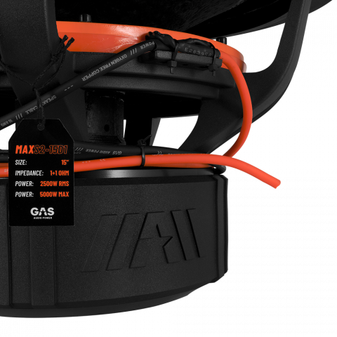 Subwoofer auto GAS MAX S2-15D2 15 inch 2500W 2 Ohm [4]