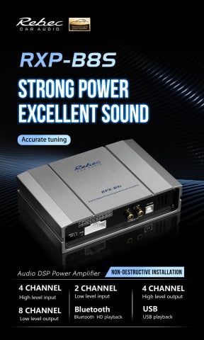 Amplificator Rebec R6S 4 canale 4x 65W cu DSP [5]