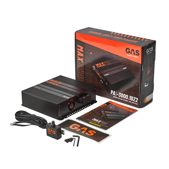 Amplificator auto GAS MAX PA1-3000.1DZ2 monobloc 3000W [10]
