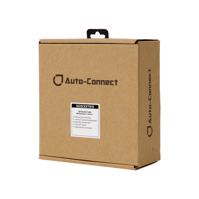 Cablu prelungitor pentru semnal Auto-Connect ISOSCEXT615 ISO-ISO 6 metri 2x1.5mm [2]