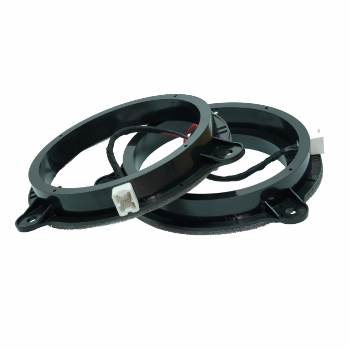 Pachet difuzoare auto componente Dacia ETON PRA 16 16.5 cm 70W cu inele si cablu adaptor [15]