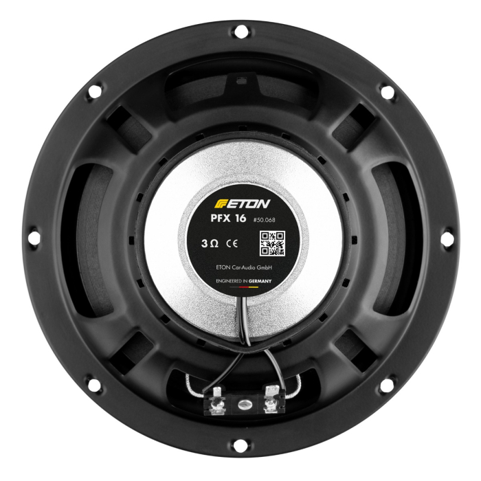 Set difuzoare auto coaxiale usi spate Dacia Logan 2013-prezent Eton PFX 16 16.5cm 70W cu inele si mufa adaptoare [5]