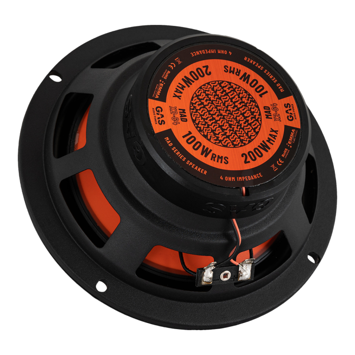 Set difuzoare auto coaxiale usi spate Opel Zafira Tourer 2011-2016 GAS MAD X2-64 16.5cm 100W cu inele si mufa adaptoare [7]