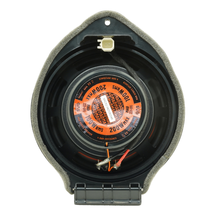 Set difuzoare auto coaxiale usi spate Opel Astra J GAS MAD X2-64 16.5cm 100W cu inele si mufa adaptoare [3]