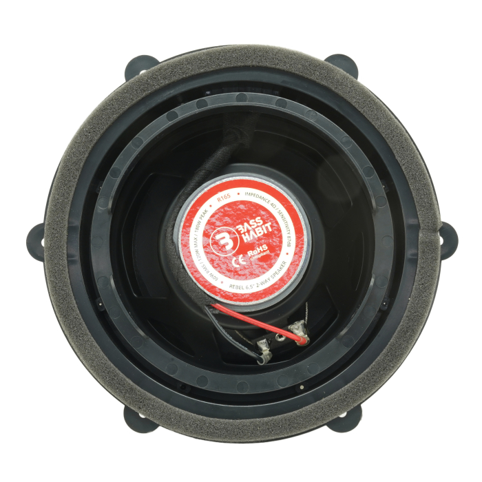 Set difuzoare auto coaxiale usi spate VW Passat B8 2014-2023 Bass Habit R165 16.5cm 60W cu inele si mufa adaptoare [3]