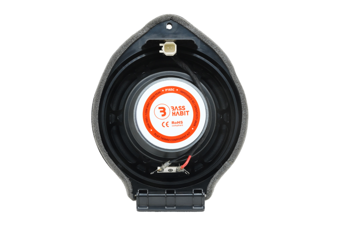 Set difuzoare auto componente usi fata Opel Astra J Bass Habit P165C 16.5cm 60W cu inele si mufa adaptoare [3]