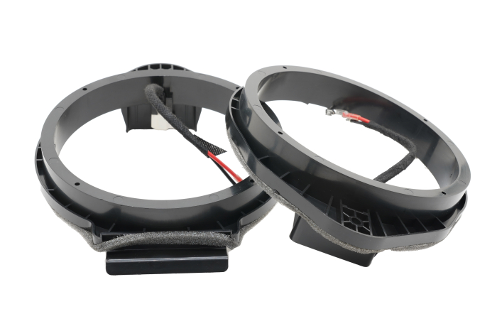 Set difuzoare auto componente usi fata Opel Astra J DLS Performance PA6.20 16.5cm 60W cu inele si mufa adaptoare [11]