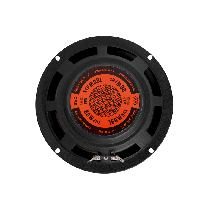 Set difuzoare auto componente usi fata Dacia Duster 2018-prezent GAS MAD K1-64 16.5cm 80W cu inele si mufa adaptoare [7]