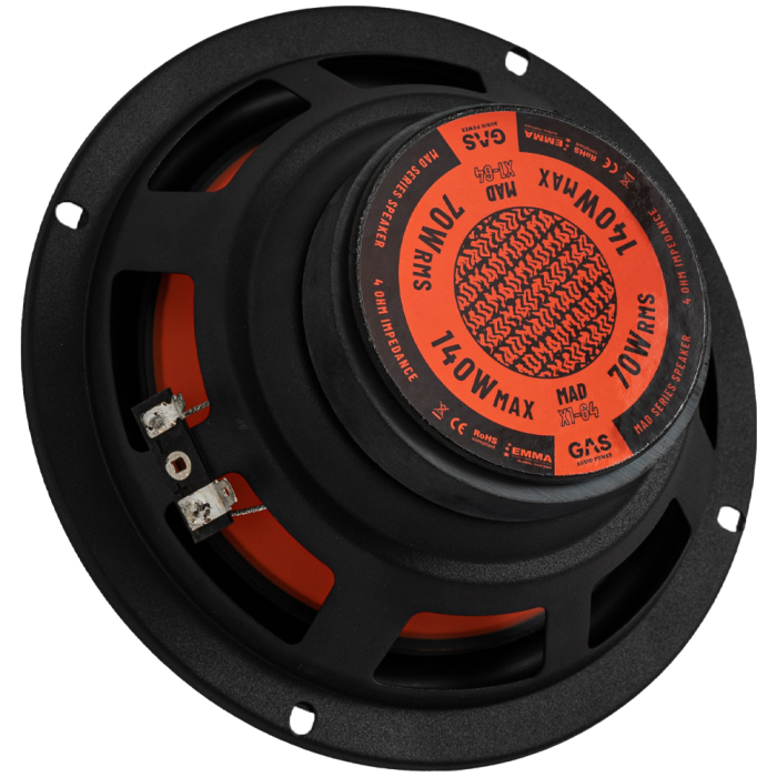 Set difuzoare auto coaxiale usi spate Renault Kadjar 2015-2018 GAS MAD X1-64 16.5cm 70W cu inele si mufa adaptoare [8]