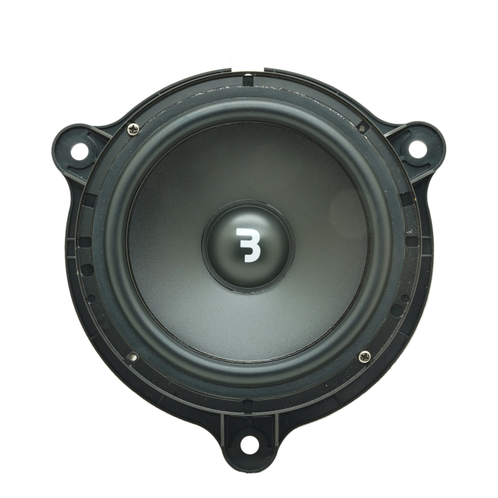 Set difuzoare auto componente usi fata Dacia Dokker 2013-2017 Bass Habit P165C 16.5cm 60W cu inele si mufa adaptoare [2]