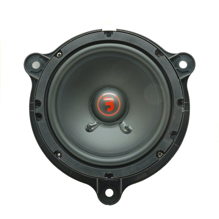 Set difuzoare auto componente usi fata Dacia Logan 2013-prezent Bass Habit R165C 16.5cm 60W cu inele si mufa adaptoare [2]